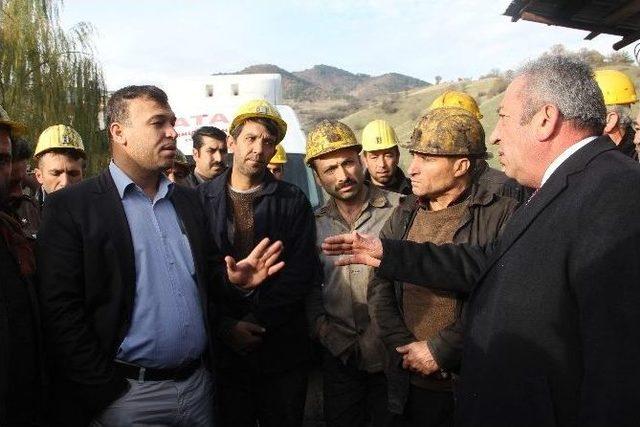 Maden Sahibi Ve Chp&rsquo;liler Arasında Kapatma Gerginliği 1