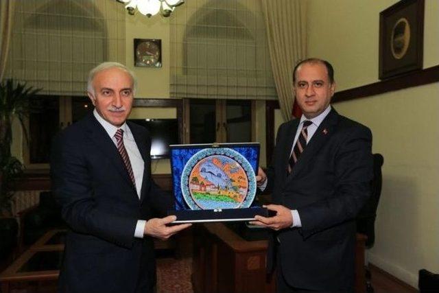 Şahin İle Yılmaz&rsquo;dan &Ccedil;omaktekin&rsquo;e Ziyaret 1