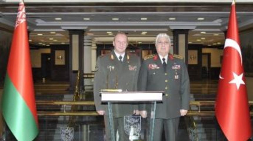 Beyaz Rusya Genelkurmay Başkanı, Genelkurmay Başkanı &Ouml;zel&rsquo;i Ziyaret Etti