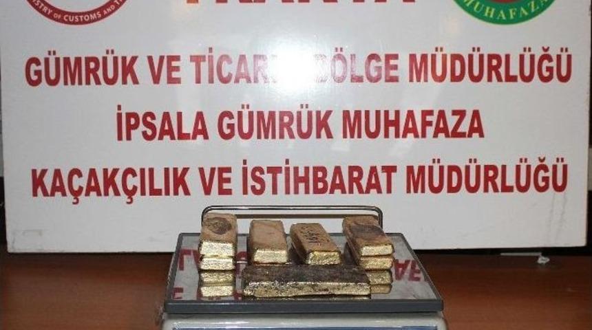 İpsala&rsquo;da 9 Kilo Altın Yakalandı
