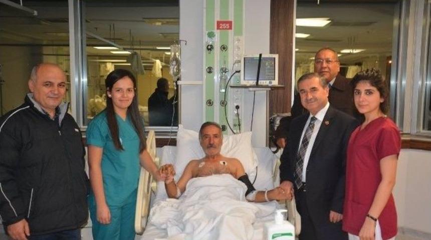 Şehzadeler Başkan Vekili &Ouml;nal&rsquo;dan &lsquo;ge&ccedil;miş Olsun&rsquo; Ziyareti