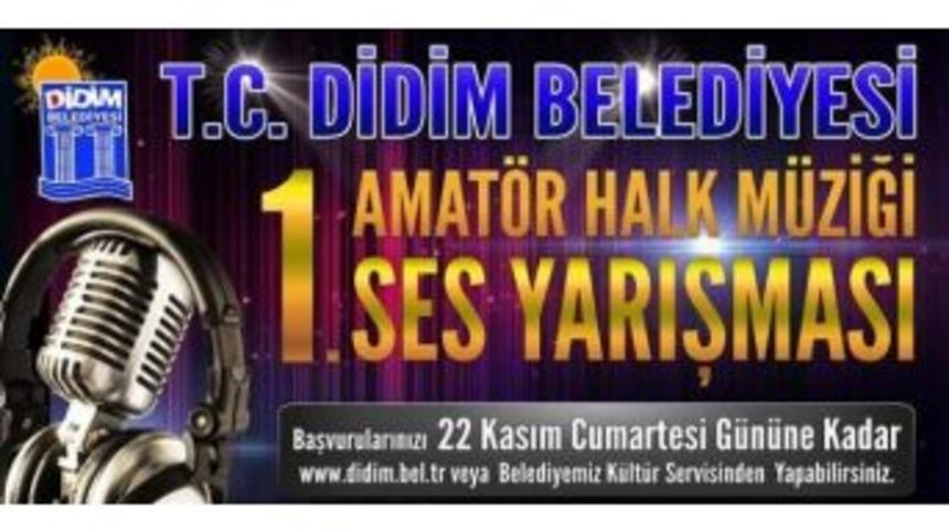 Didim Belediyesi 1. Ses Yarışması 30 Kasım&rsquo;da Yapılacak