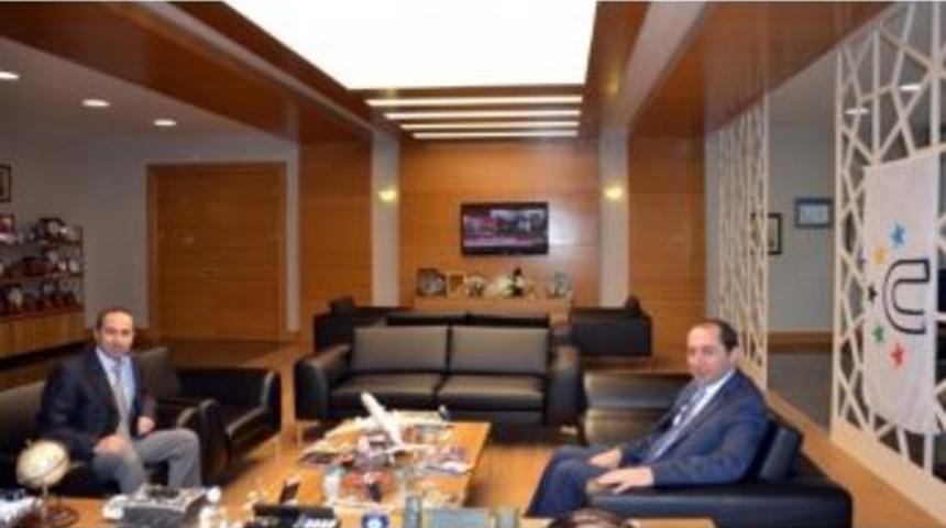 Barış&rsquo;tan, Rekt&ouml;r Alkan&rsquo;a Ziyaret