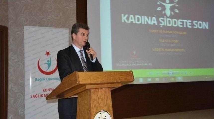 Konya&rsquo;da &ldquo;kadına Şiddete Son&rdquo; Paneli D&uuml;zenlendi