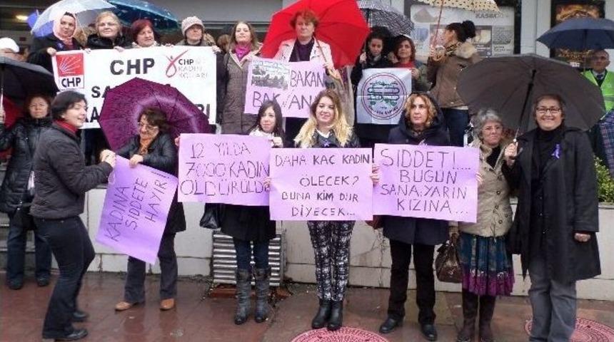 Kadına Şiddet Sakarya&rsquo;da Protesto Edildi