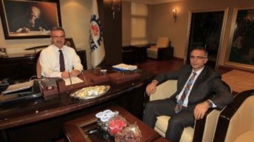 Başkan K&ouml;şker&rsquo;e Nezaket Ziyareti