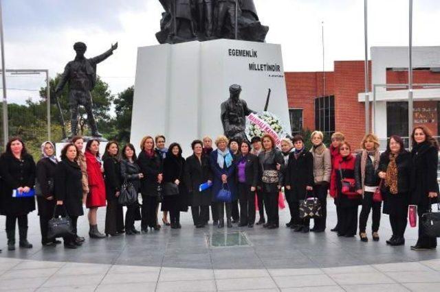 MANİSA'DA KADINA YÖNELİK ŞİDDETE TEPKİ