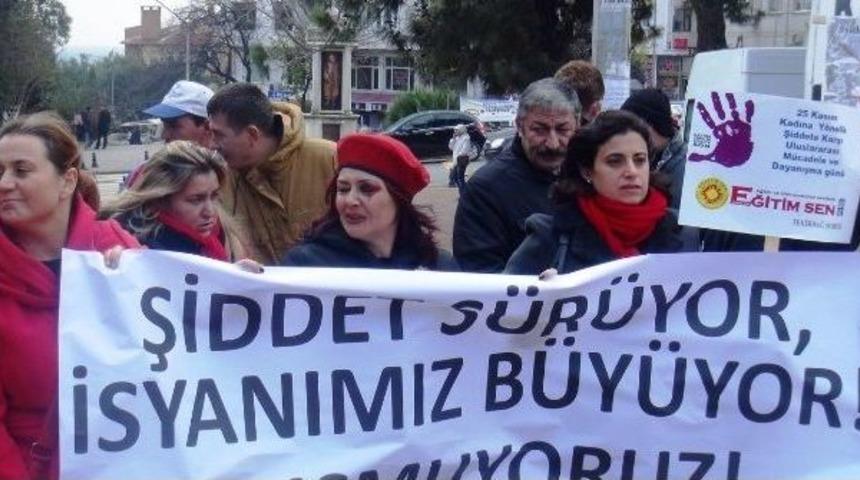 Eğitim-senli Kadınlar Tekirdağ&rsquo;da Şiddete &rsquo;dur&rsquo; Dedi