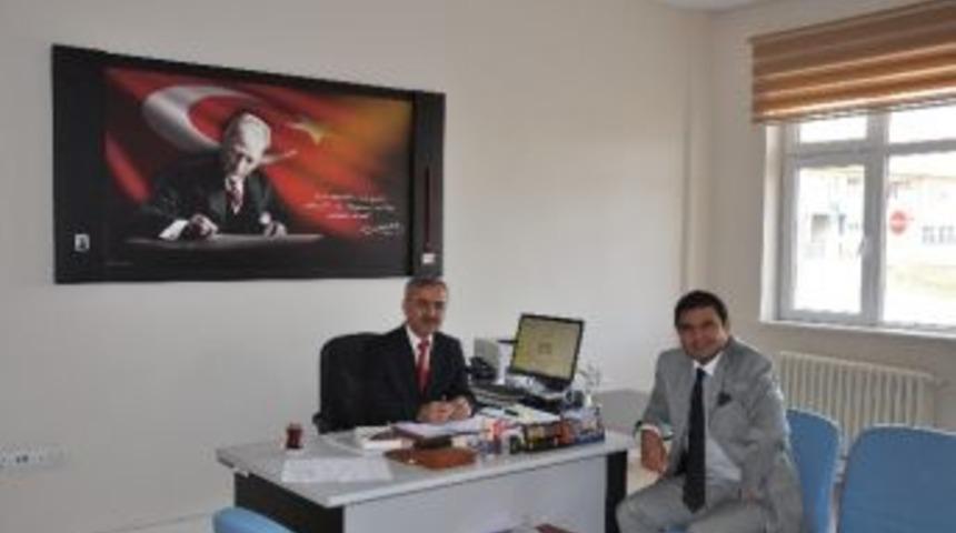 Kaymakam Balcı&rsquo;dan Milli Eğitim M&uuml;d&uuml;r&uuml; &Ouml;zdemir&rsquo;e Ziyaret