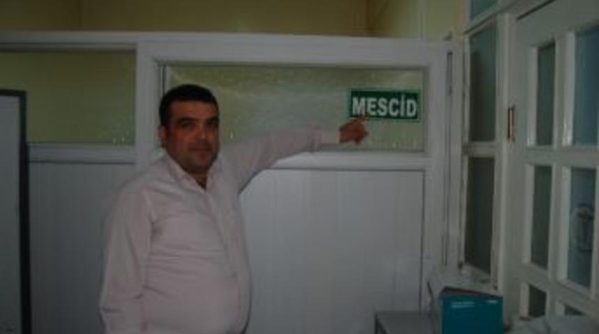Lapseki Devlet Hastanesine Mescit Yapıldı