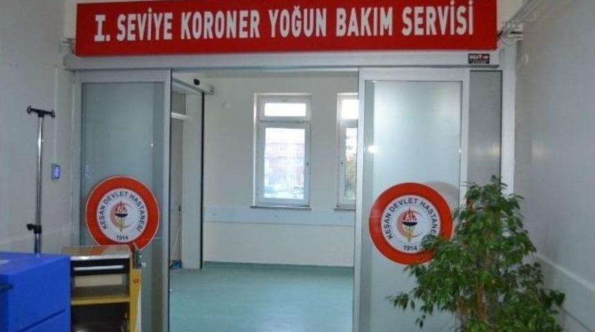 Keşan Devlet Hastanesi&rsquo;ne Koroner Yoğun Bakım &Uuml;nitesi Yapıldı