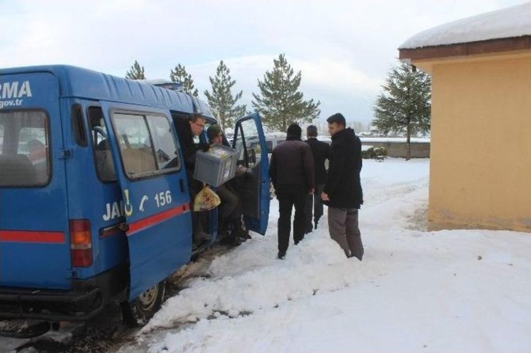 Teog Sınavlarına Jandarma Ve Off-road Ekibi Desteği
