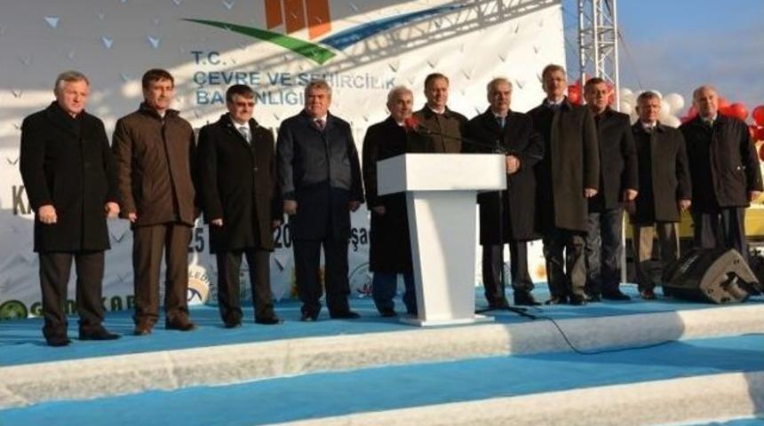 G&uuml;nekab&rsquo;ın Katı Atık Bertaraf Ve D&uuml;zenli Depolama Tesisi, Başbakan Ahmet Davutoğlu Tarafından A&ccedil;ıldı