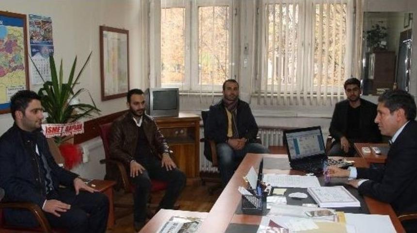 Gen&ccedil; M&uuml;siad Y&ouml;netiminden, Milli Eğitim M&uuml;d&uuml;r&uuml; Ali Tatlı&rsquo;ya Ziyaret