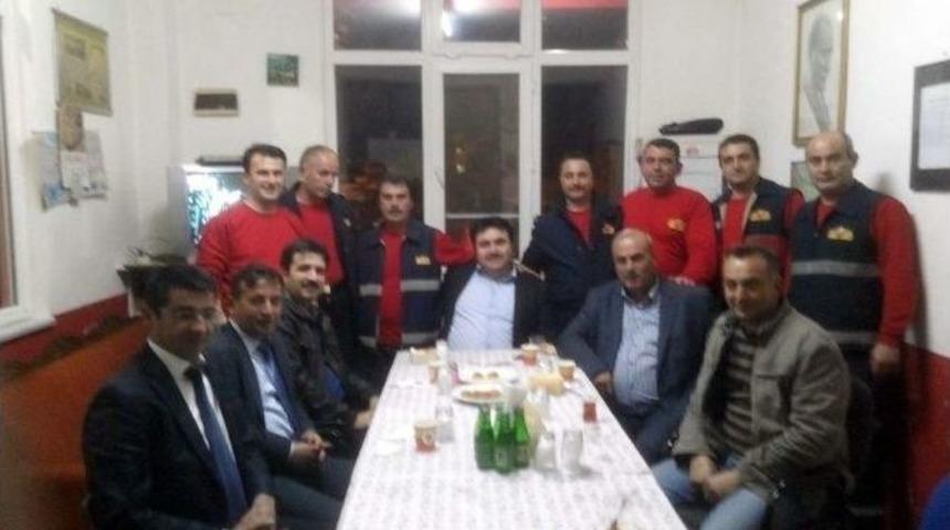 Başkan Ersoy, İtfaiyecilerle Yemekte Bir Araya Geldi