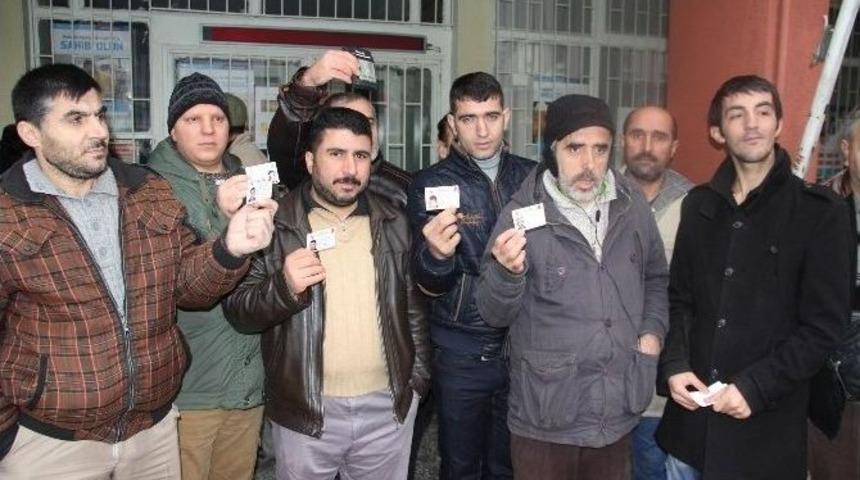 Engelliler İş-kur &Ouml;n&uuml;nde Eylem Yaptı