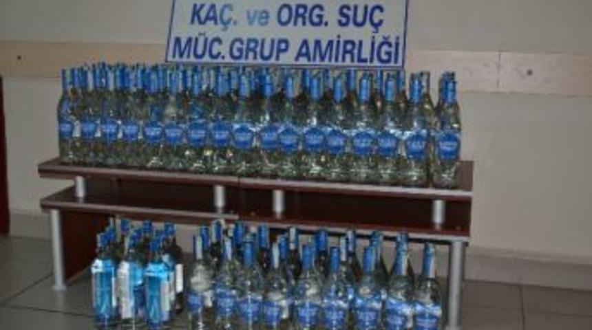 Edirne&rsquo;de Durdurulan Otomobilde Ka&ccedil;ak İ&ccedil;ki Ele Ge&ccedil;irildi