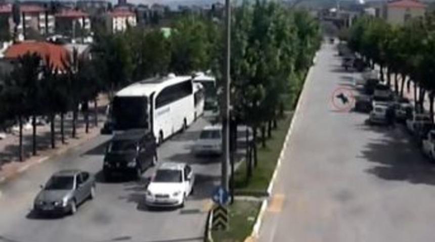 Erzurum&rsquo;da Meydana Gelen Kazalar Mobese&rsquo;ye Yansıdı