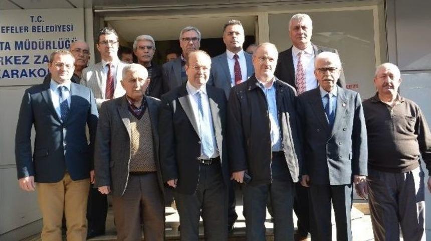 Başkan &Ouml;zakcan, Esnaf Sofrasına Konuk Oldu