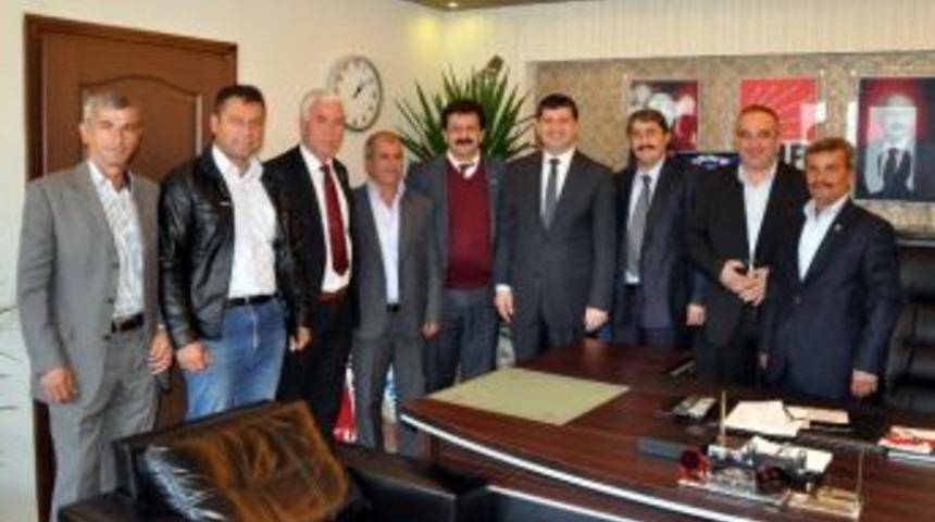 D&ouml;şemealtı Muhtarlarından Chp İl Başkanı Arı&rsquo;ya Ziyaret