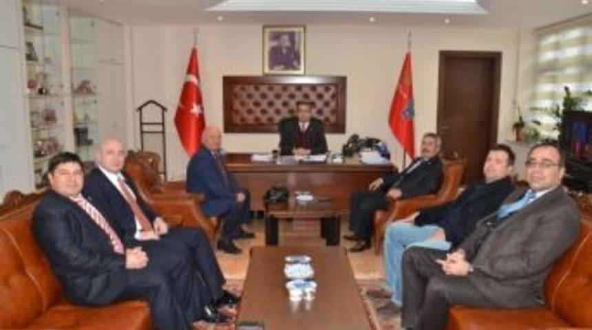 Mhp&rsquo;den İl Emniyet M&uuml;d&uuml;r&uuml; Demir&rsquo;e Ziyaret