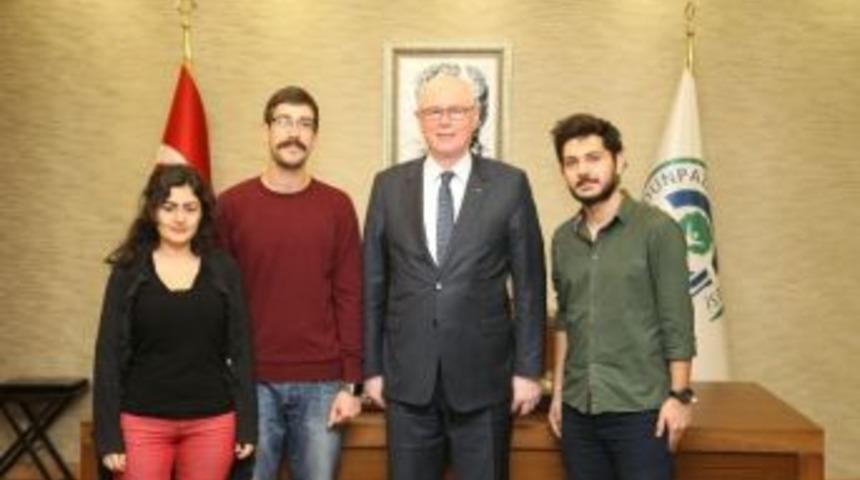 Avrupa &Ouml;ğrencileri Forumu &Uuml;yelerinden Başkan Kurt&rsquo;a Ziyaret