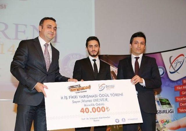 Gazi &Uuml;niversitesi Teknoloji Transfer Ofisi Başarılı Projeleri 180 Bin Lira İle &Ouml;d&uuml;llendirdi 3