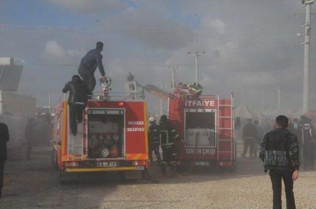 &Ccedil;adır kentte yangın s&ouml;nd&uuml;rme tatbikatı 1