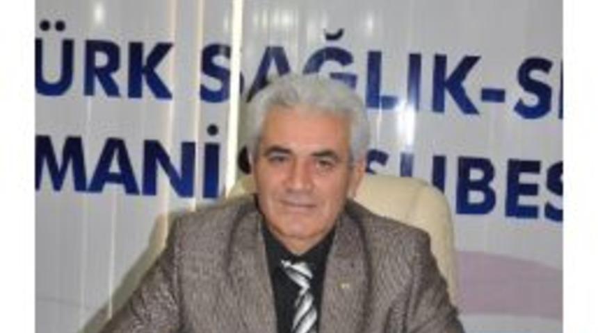 T&uuml;rk Sağlık-sen Manisa Şubesi Başkanı Rıtvan Mutlu: