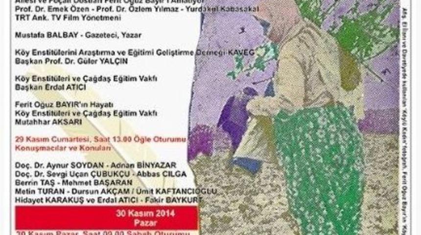 "k&ouml;y Enstit&uuml;lerinden Doğan Edebiyat" Fo&ccedil;a&rsquo;da Tartışılacak