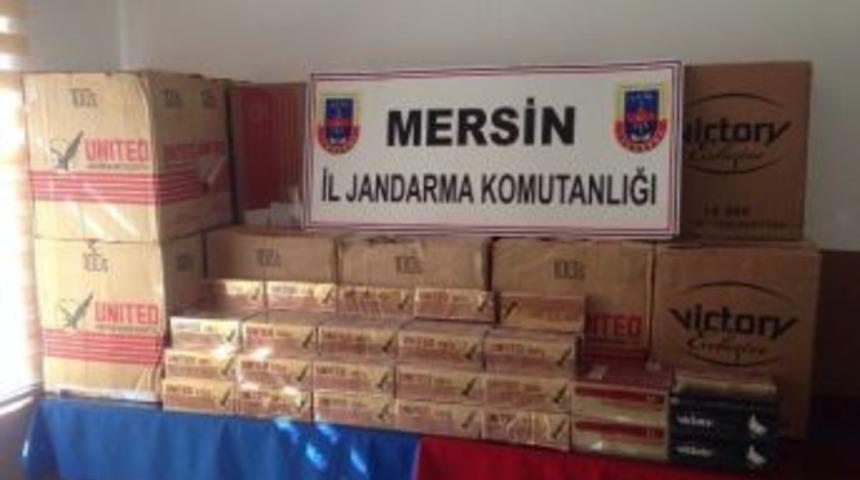 Mersin&rsquo;de Ka&ccedil;ak Sigara Operasyonu