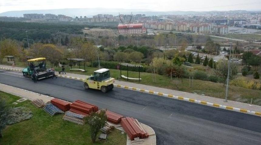 &Ccedil;om&uuml;&rsquo;de Asfaltlama &Ccedil;alışmaları Başladı