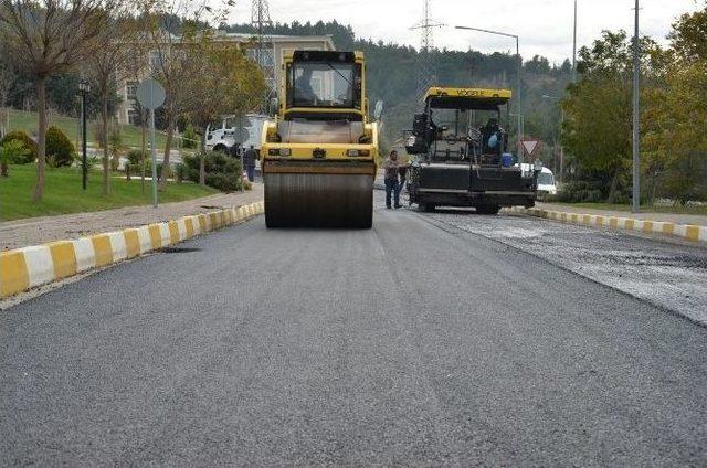 &Ccedil;om&uuml;&rsquo;de Asfaltlama &Ccedil;alışmaları Başladı 1