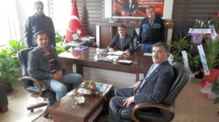 Akkurt, Biga İl&ccedil;e Milli Eğitim M&uuml;d&uuml;r&uuml; Arslan&rsquo;ı Ziyaret Etti
