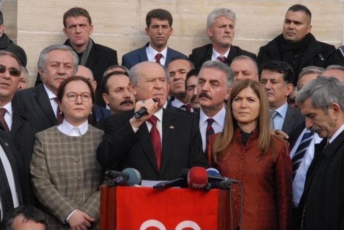 Devlet Bah&ccedil;eli Tunceli&rsquo;de Konuştu