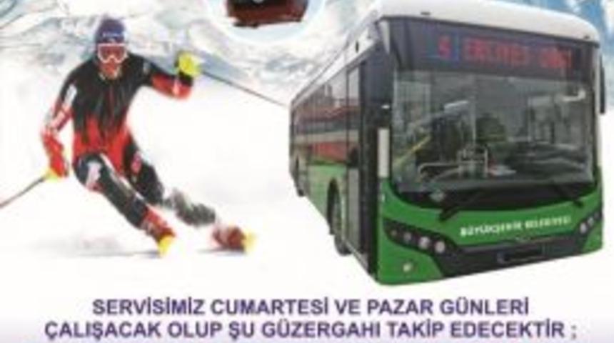 Erciyes&rsquo;e Otob&uuml;s Seferleri Başlıyor