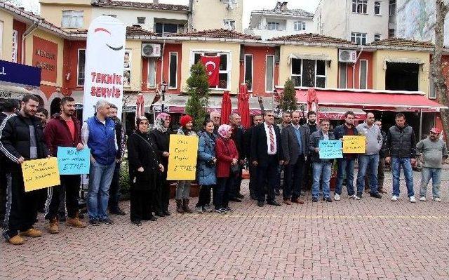 Bozkurt’ta Esnaf Ve Vatandaşlar Cezaları Protesto Etti