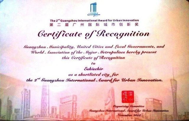 Eskişehir Çin’de Teşvik Ve Teşekkür Ödülü Aldı 1