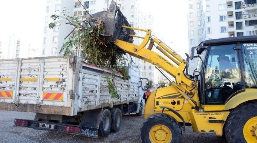 Muratpaşa Belediyesinden Mahallelerde Temizlik
