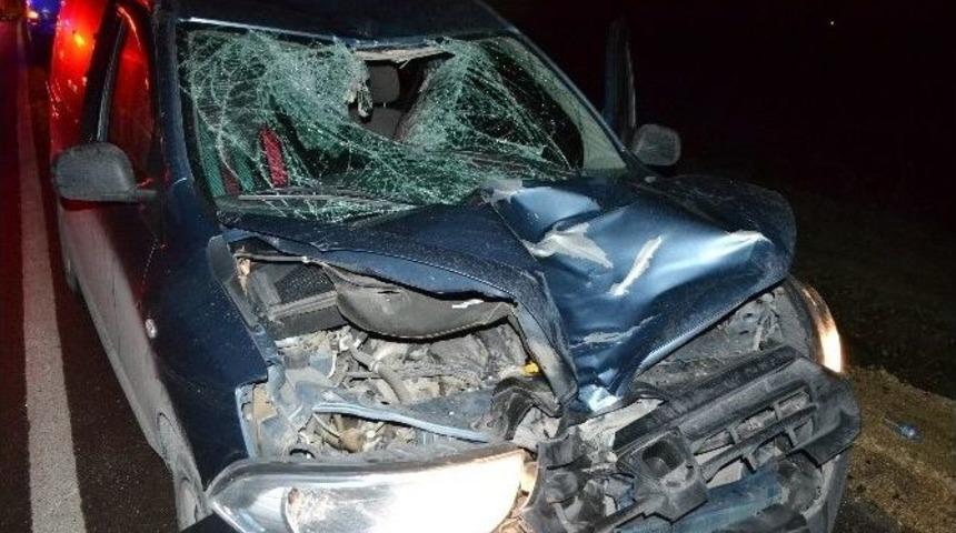 Yolu Kontrol Etmek İsterken Aracın &Ccedil;arpması Sonucu Hayatını Kaybetti