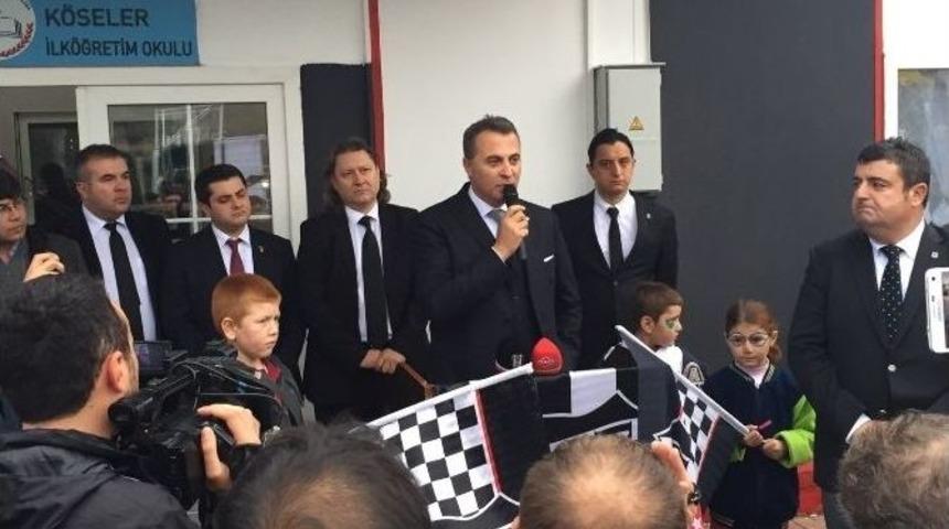 İzmirli Beşiktaşlılar Kınık&rsquo;ta Okul Onardı