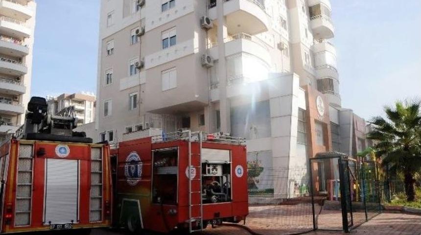 Kreşte Korkutan Yangın