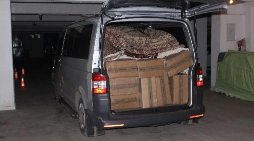 Erzincan&rsquo;da 16 Bin 500 Paket Ka&ccedil;ak Sigara Ele Ge&ccedil;irildi