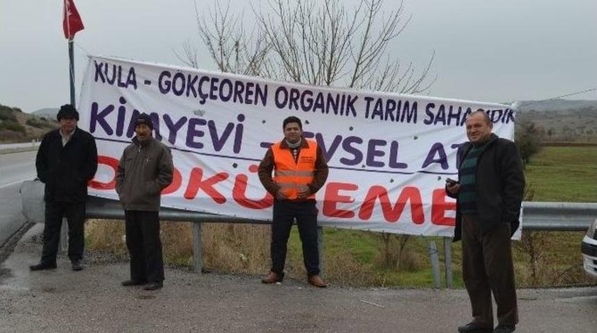 Manisa&rsquo;da &Ccedil;&ouml;p Tesisine "hayır" Eylemi
