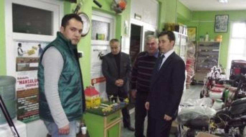 Karpuzlu Kaymakamı Arık&rsquo;tan Ziraat Odasına Ziyaret