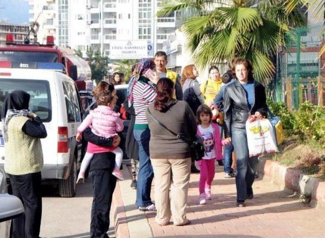 Antayla da kreşte yangın paniği 2