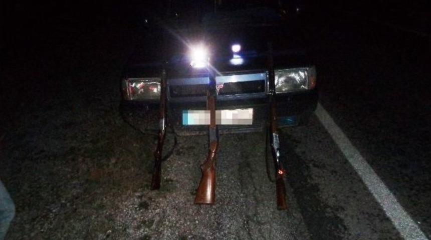 Elbistan&rsquo;da Gece Avlanan 4 Kişi Yakalandı