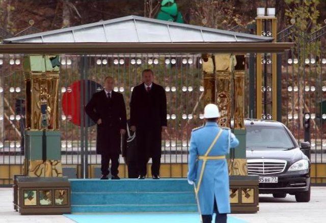 Rusya devlet başkanı putin, esenboğa havalimanında resmi törenle karşılandı (3)