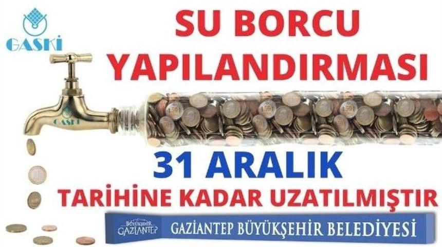 Su Borcu Yapılandırması 1 Ay Uzatıldı