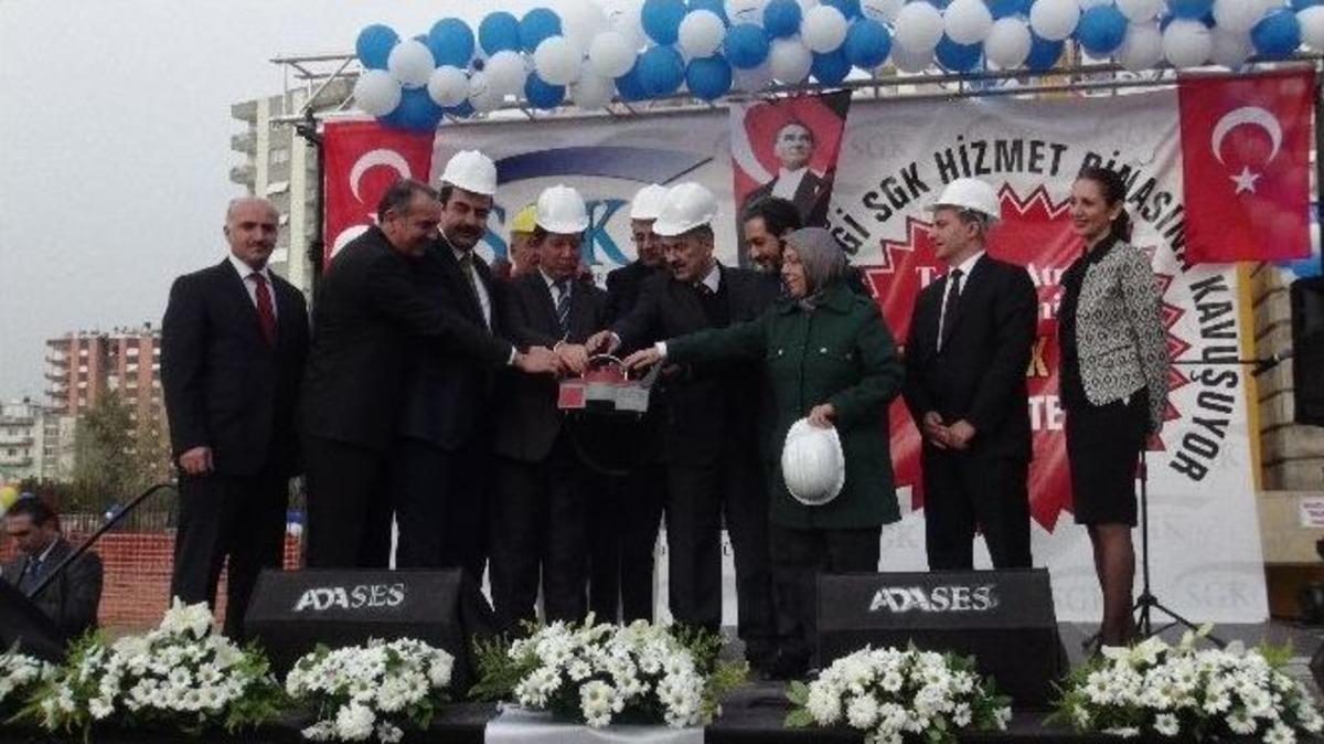 Aydın Sgk&rsquo;nın Yeni Hizmet Binası Temeli T&ouml;renle Atıldı